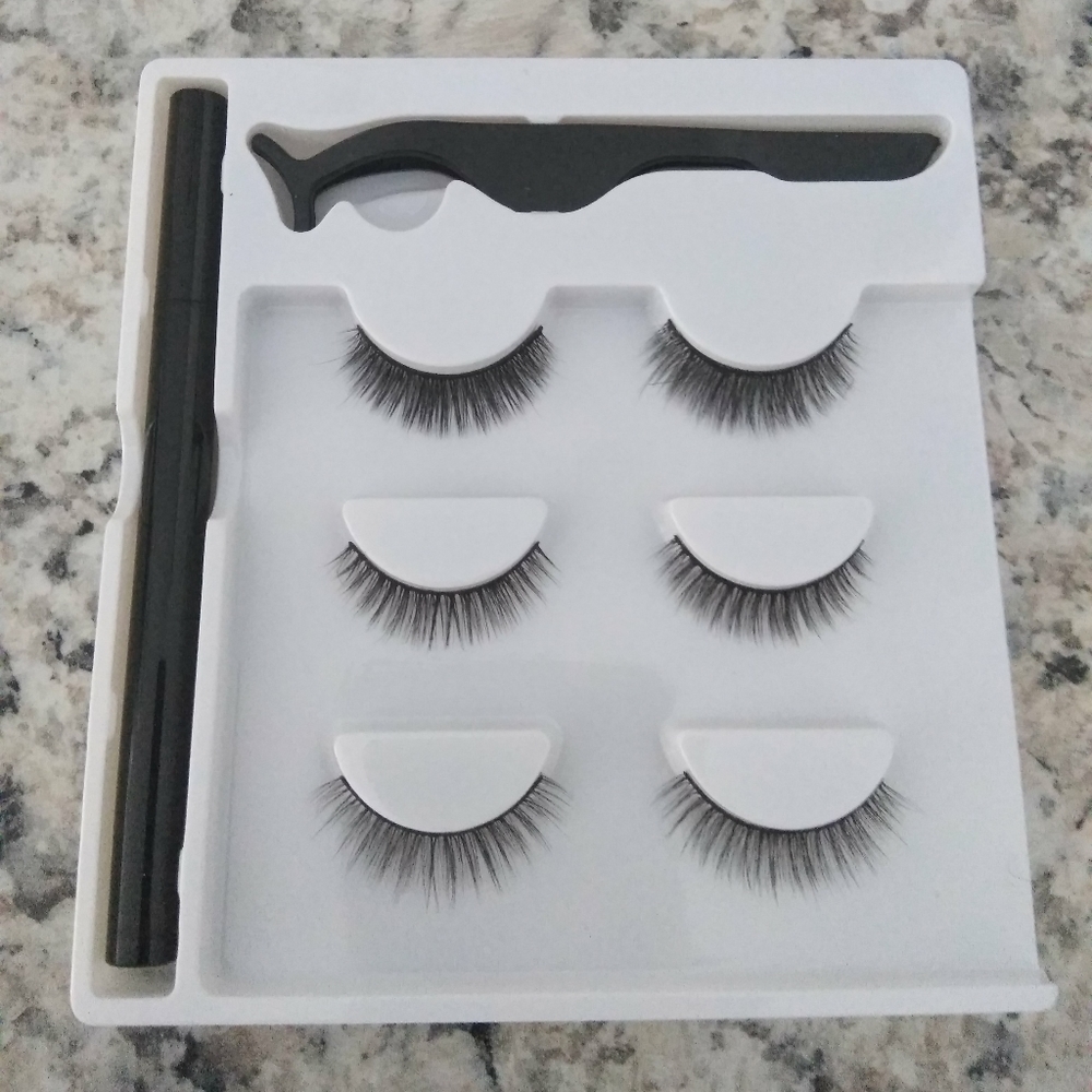Magnetic eyelashes set